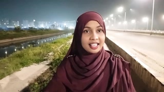 Outdoor Hijabi Street Walk Dirty Talk Beautiful Face Real Sex