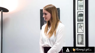 MOMMY'S GIRL - Blonde MILF Serene Siren Gives Her Sexy Secretary Laney Grey A Sensual Massage